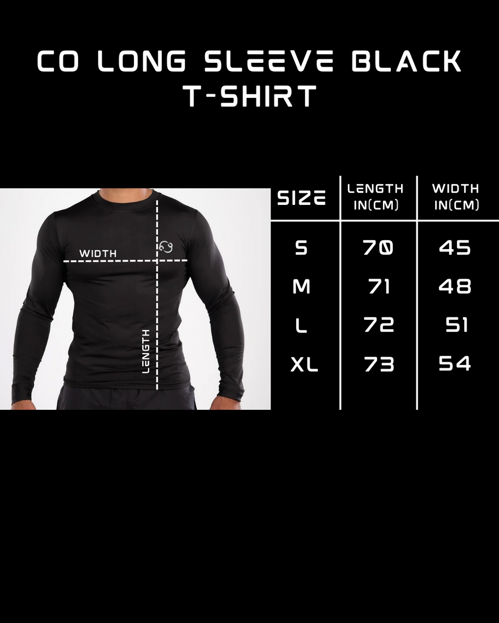 CO Long Sleeve Black T-Shirt