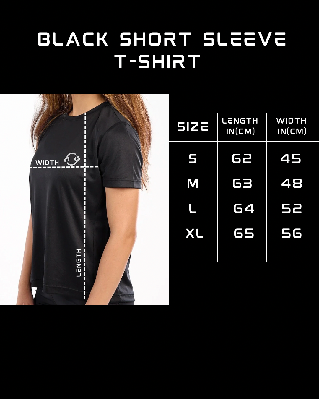 Black Short Sleeve T-Shirt