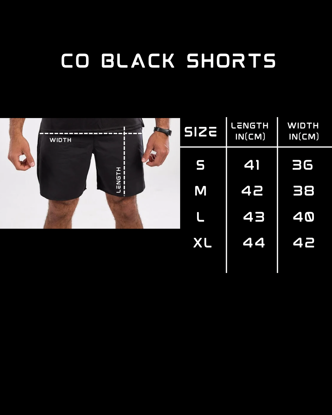 CO Black Shorts