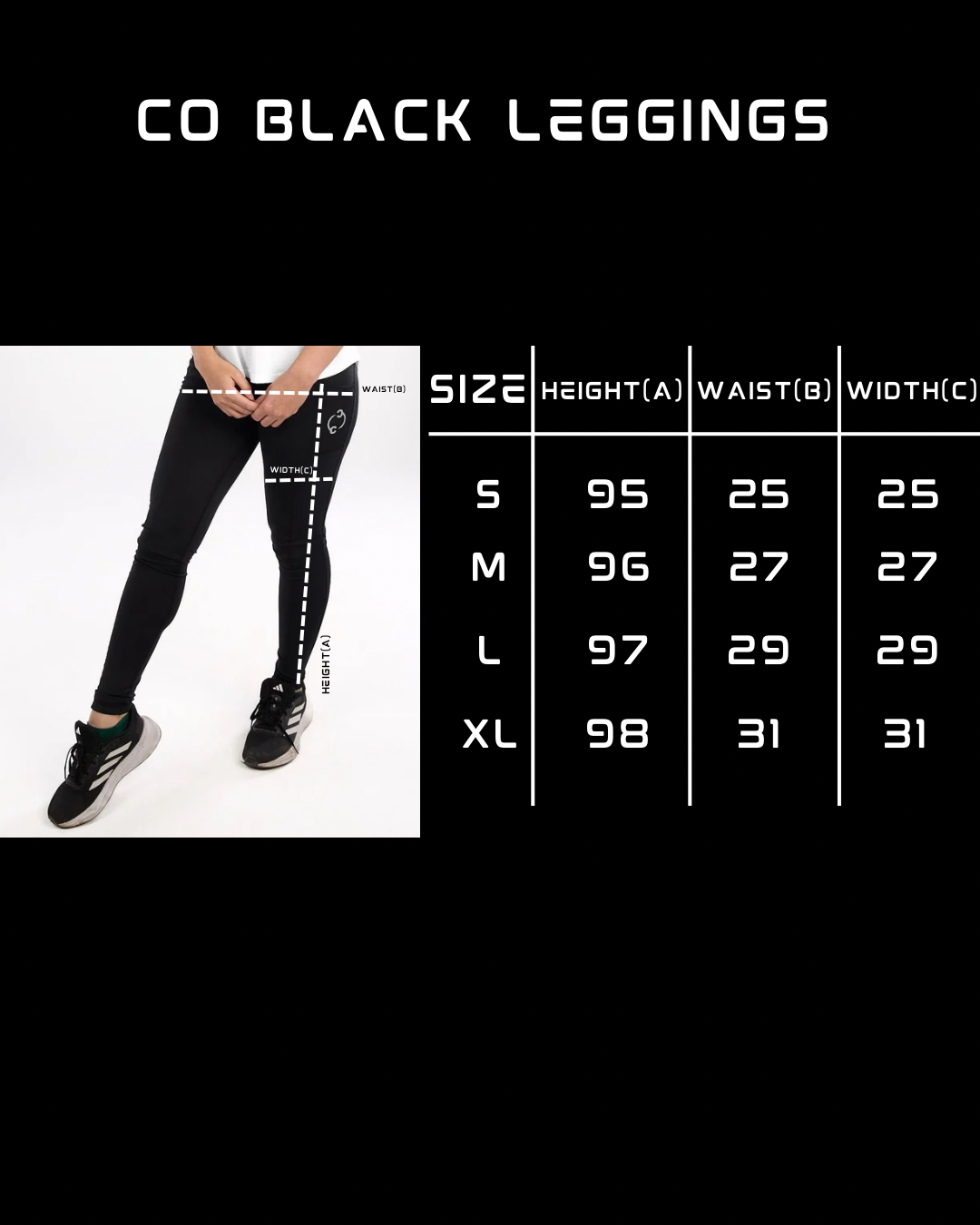 CO Black Leggings